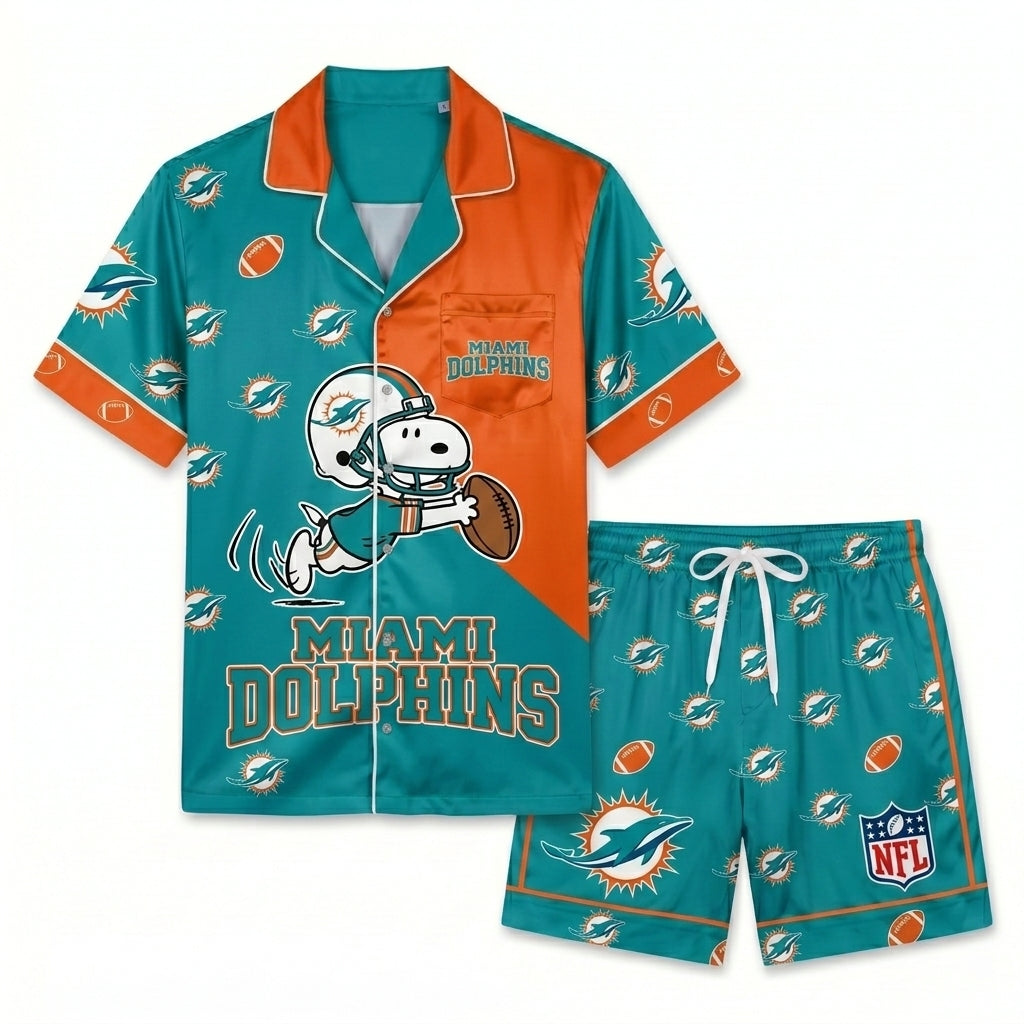 SHORT-SLEEVE PAJAMAS SET FOR TOP TEAM FOOTBALL FAN