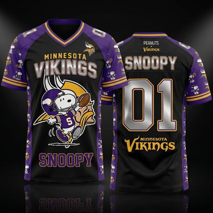 32 Teams Available | Cartoon Beagle Football Jersey, Sport Fan Shirt