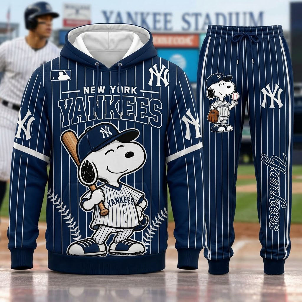 MLB Sport Fan Set — Hoodie & Sweatpants Set | All 30 Teams Available -Ver2