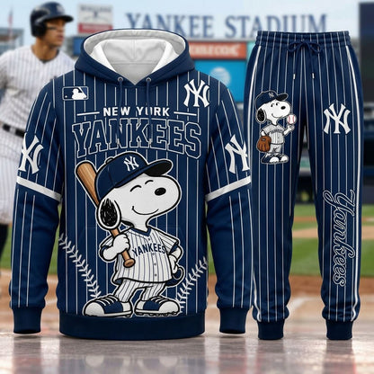 MLB Sport Fan Set — Hoodie & Sweatpants Set | All 30 Teams Available -Ver2
