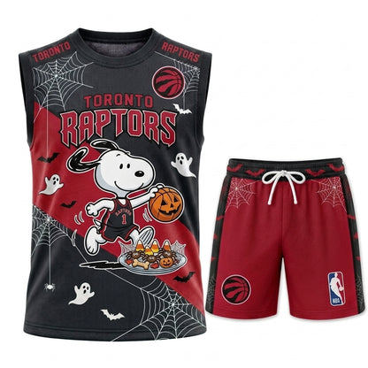 Limited Halloween Basketball Set, Cartoon Beagle Jersey + Shorts | 30 Teams