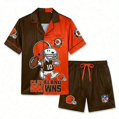 SHORT-SLEEVE PAJAMAS SET FOR TOP TEAM FOOTBALL FAN