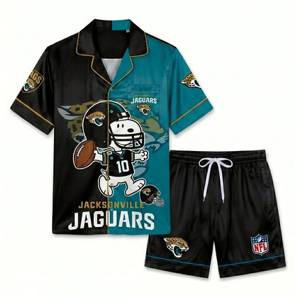 SHORT-SLEEVE PAJAMAS SET FOR TOP TEAM FOOTBALL FAN