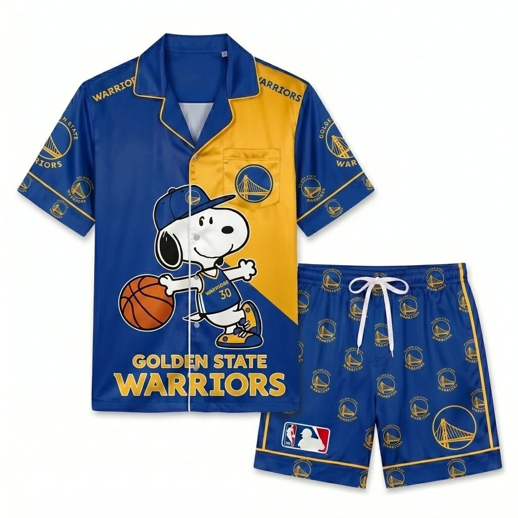 SHORT-SLEEVE PAJAMAS SET FOR BASKETBALL FAN