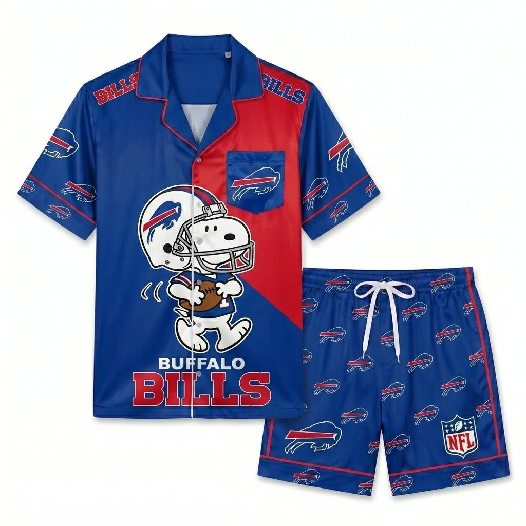 SHORT-SLEEVE PAJAMAS SET FOR TOP TEAM FAN