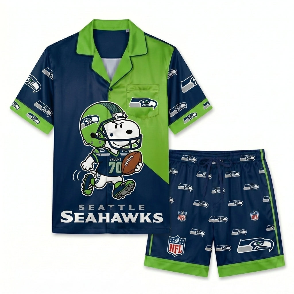 SHORT-SLEEVE PAJAMAS SET FOR TOP TEAM FOOTBALL FAN