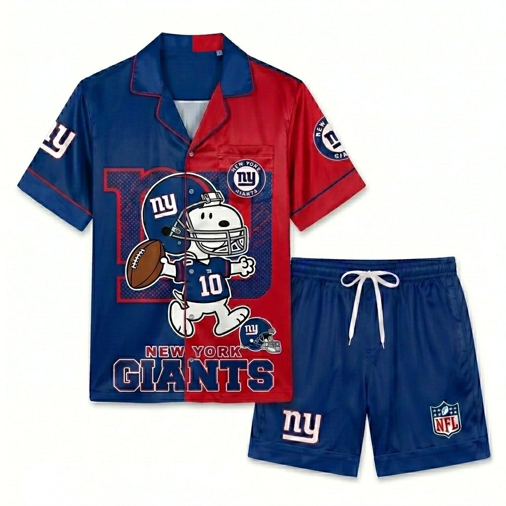 SHORT-SLEEVE PAJAMAS SET FOR TOP TEAM FOOTBALL FAN