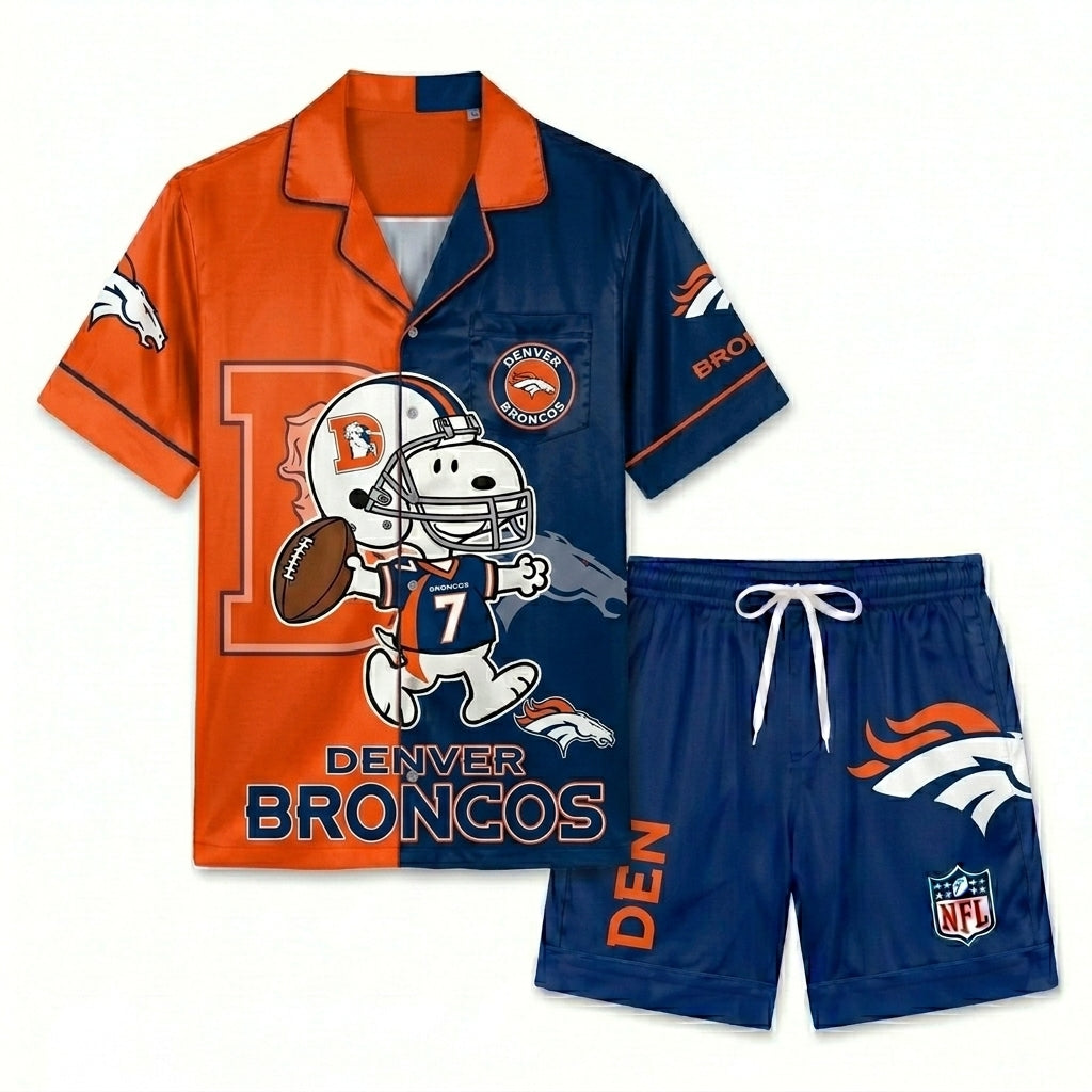 SHORT-SLEEVE PAJAMAS SET FOR TOP TEAM FOOTBALL FAN