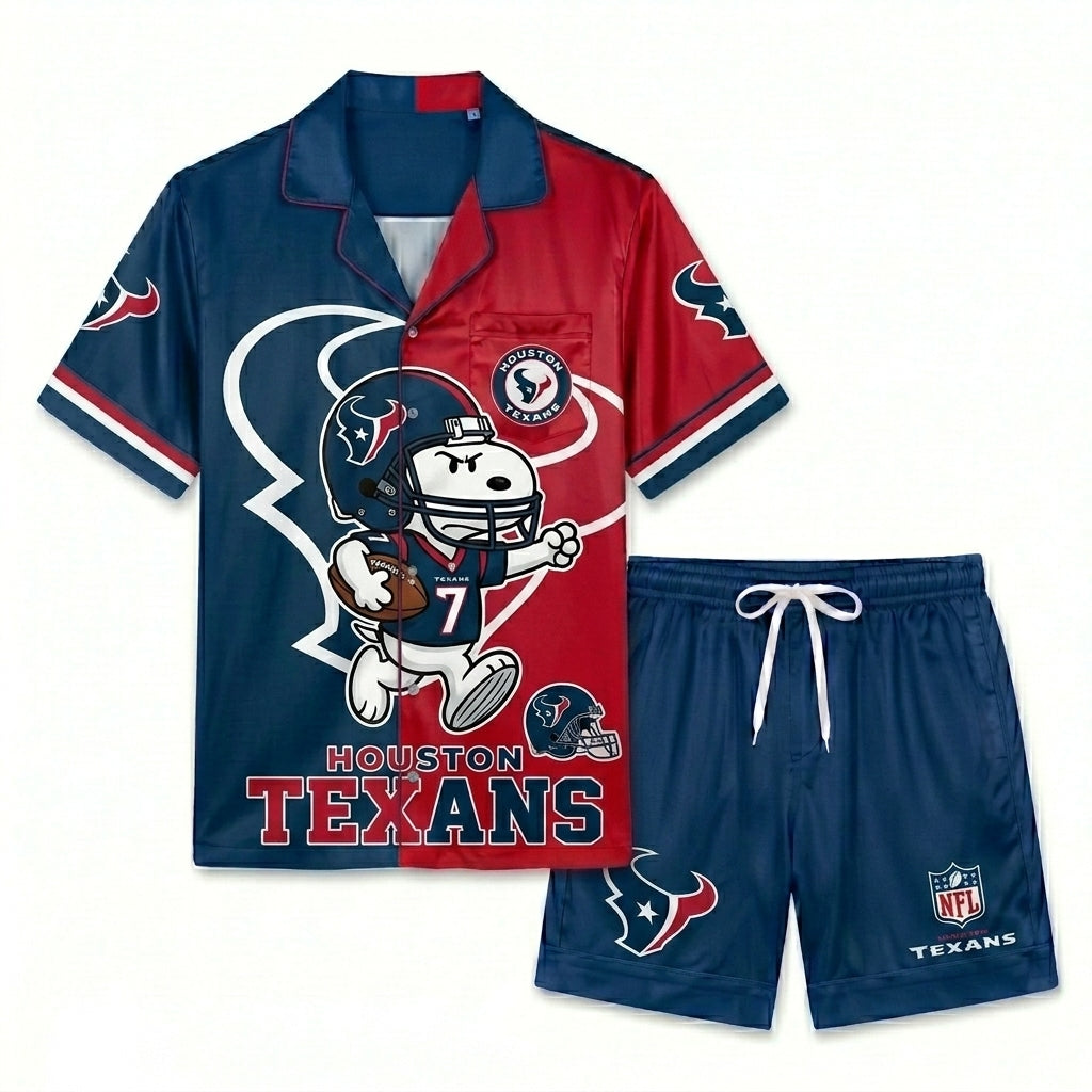SHORT-SLEEVE PAJAMAS SET FOR TOP TEAM FOOTBALL FAN