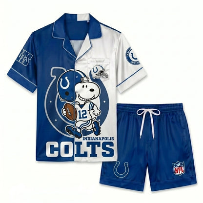 SHORT-SLEEVE PAJAMAS SET FOR TOP TEAM FOOTBALL FAN