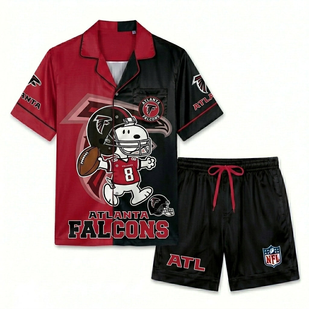 SHORT-SLEEVE PAJAMAS SET FOR TOP TEAM FOOTBALL FAN