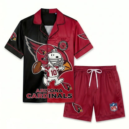 SHORT-SLEEVE PAJAMAS SET FOR TOP TEAM FOOTBALL FAN