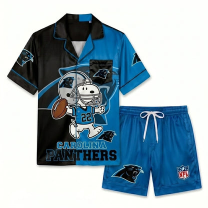 SHORT-SLEEVE PAJAMAS SET FOR TOP TEAM FOOTBALL FAN