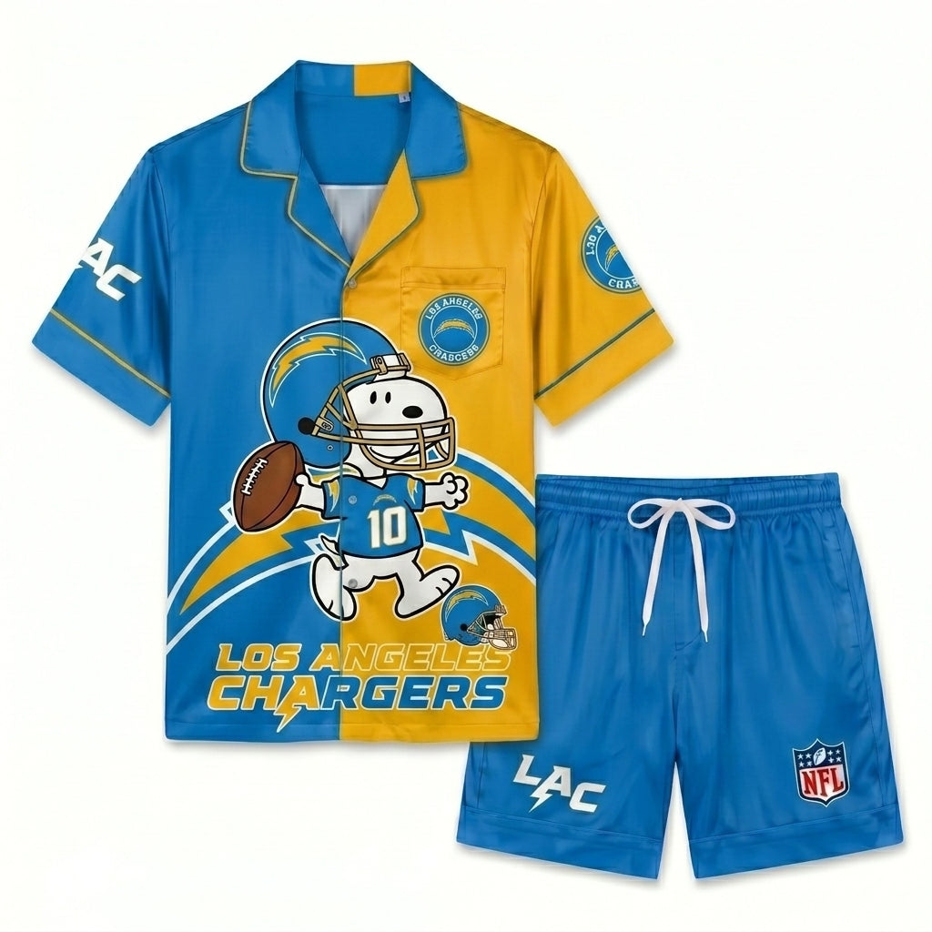 SHORT-SLEEVE PAJAMAS SET FOR TOP TEAM FOOTBALL FAN