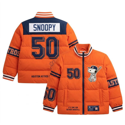 Sport Fan Stand-up Collar Down Jacket | All 30 Teams MLB Available - GIFTS FOR FAN