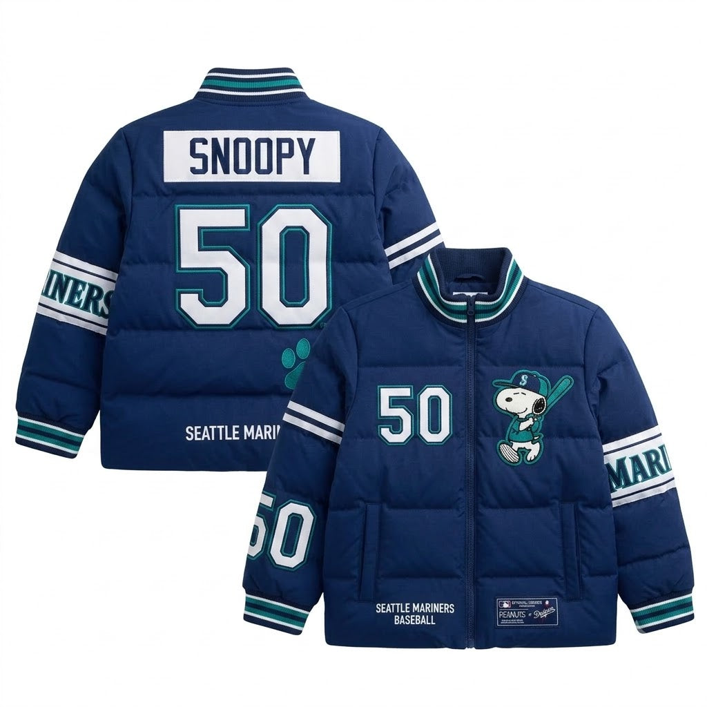 Sport Fan Stand-up Collar Down Jacket | All 30 Teams MLB Available - GIFTS FOR FAN