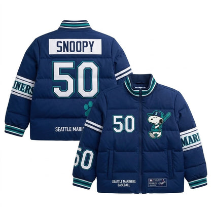 Sport Fan Stand-up Collar Down Jacket | All 30 Teams MLB Available - GIFTS FOR FAN