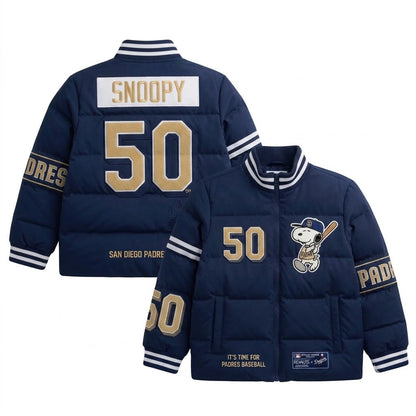 Sport Fan Stand-up Collar Down Jacket | All 30 Teams MLB Available - GIFTS FOR FAN