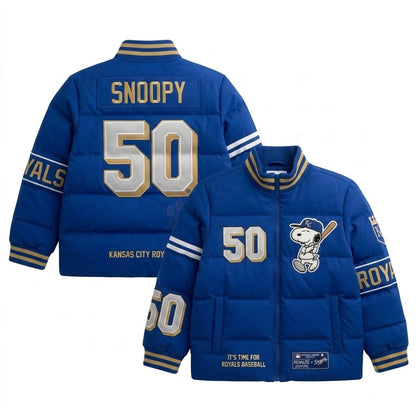 Sport Fan Stand-up Collar Down Jacket | All 30 Teams MLB Available - GIFTS FOR FAN