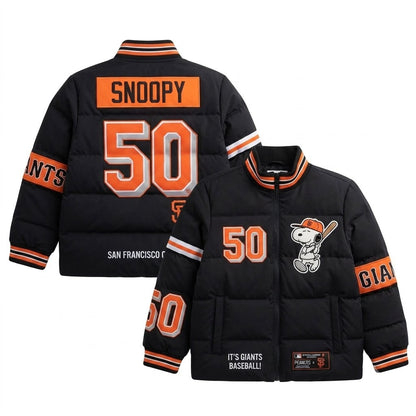 Sport Fan Stand-up Collar Down Jacket | All 30 Teams MLB Available - GIFTS FOR FAN