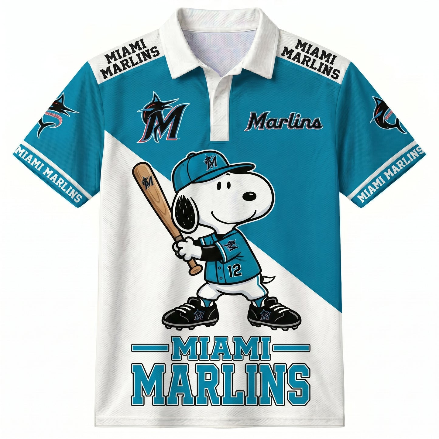National League — NL Baseball Polo Shirt, Team Color Game Day Polo, Cartoon Dog Baseball Inspired Sports Jersey, Navy Pinstripe Fanwear Shirt