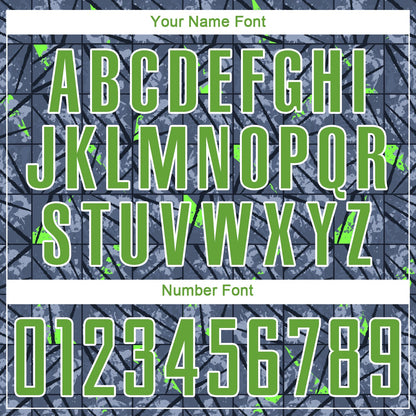 Custom Gray Neon Green-Black Sublimation Soccer Uniform Jersey