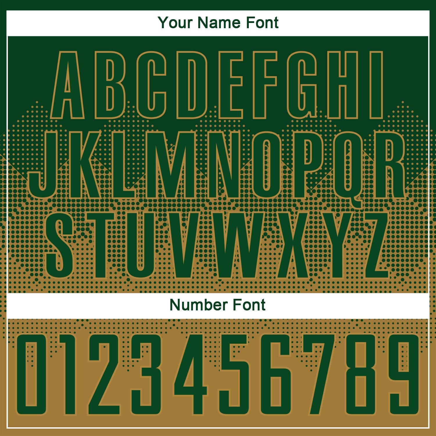 Custom Old Gold Green Sublimation Soccer Uniform Jersey