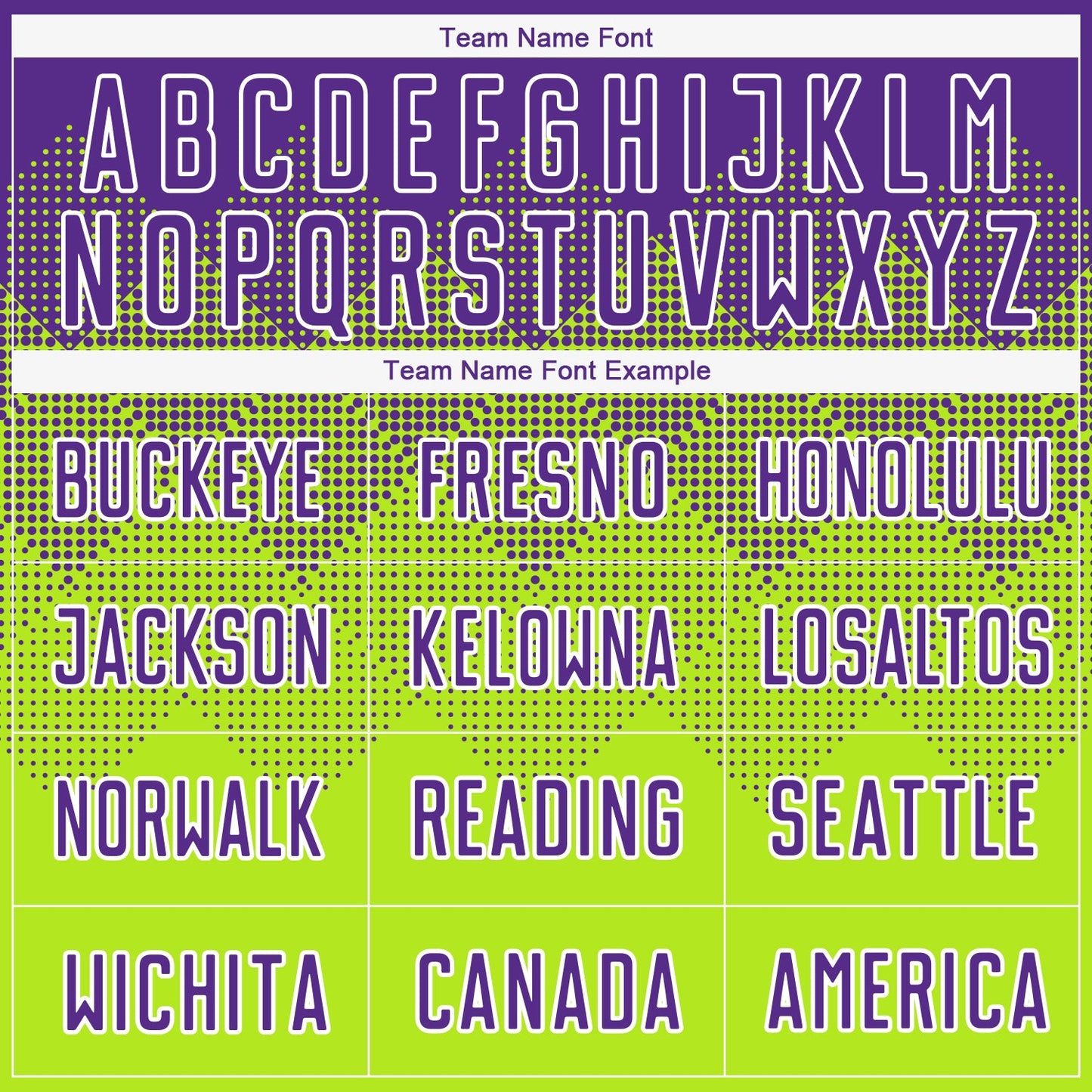Custom Neon Green Purple-White Sublimation Soccer Uniform Jersey