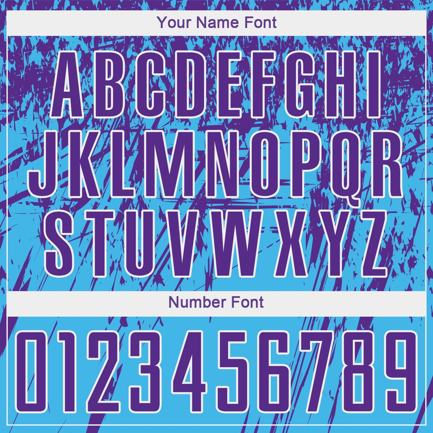 Custom Sky Blue Purple-White Sublimation Soccer Uniform Jersey