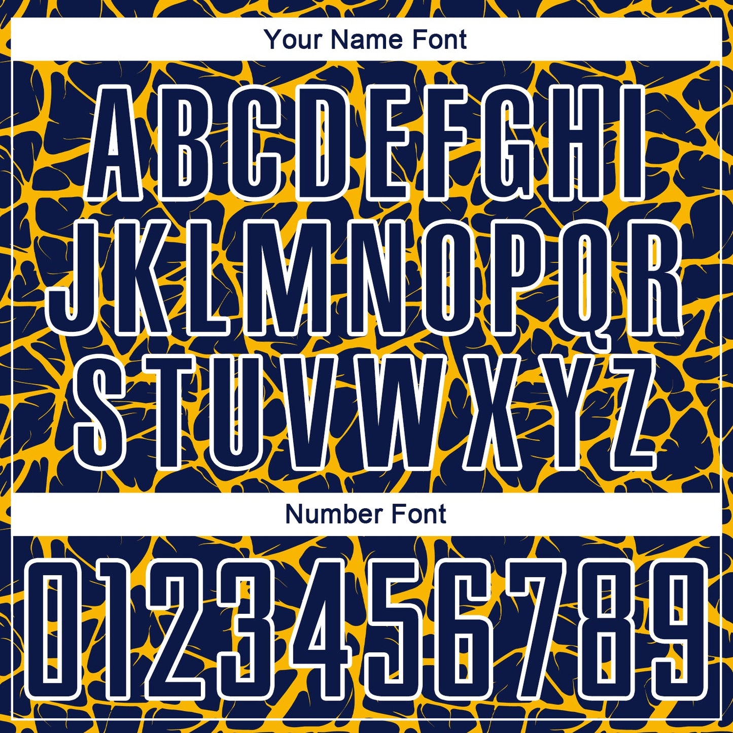 Custom Navy Gold-White Abstract Network Splash Sublimation Soccer Uniform Jersey