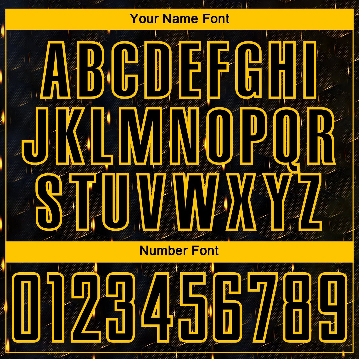 Custom Black Yellow Geometric Shape Sublimation Soccer Uniform Jersey