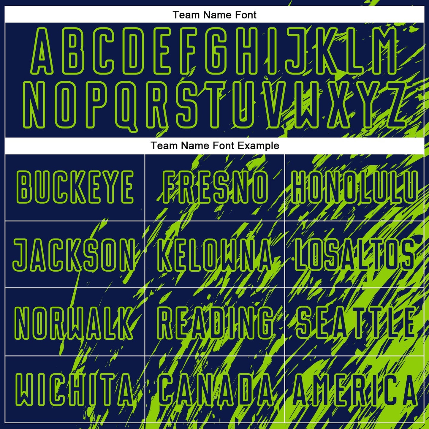 Custom Navy Neon Green Splash Sublimation Soccer Uniform Jersey