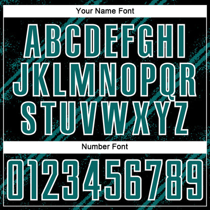 Custom Black Teal-White Abstract Fragment Art Splash Sublimation Soccer Uniform Jersey