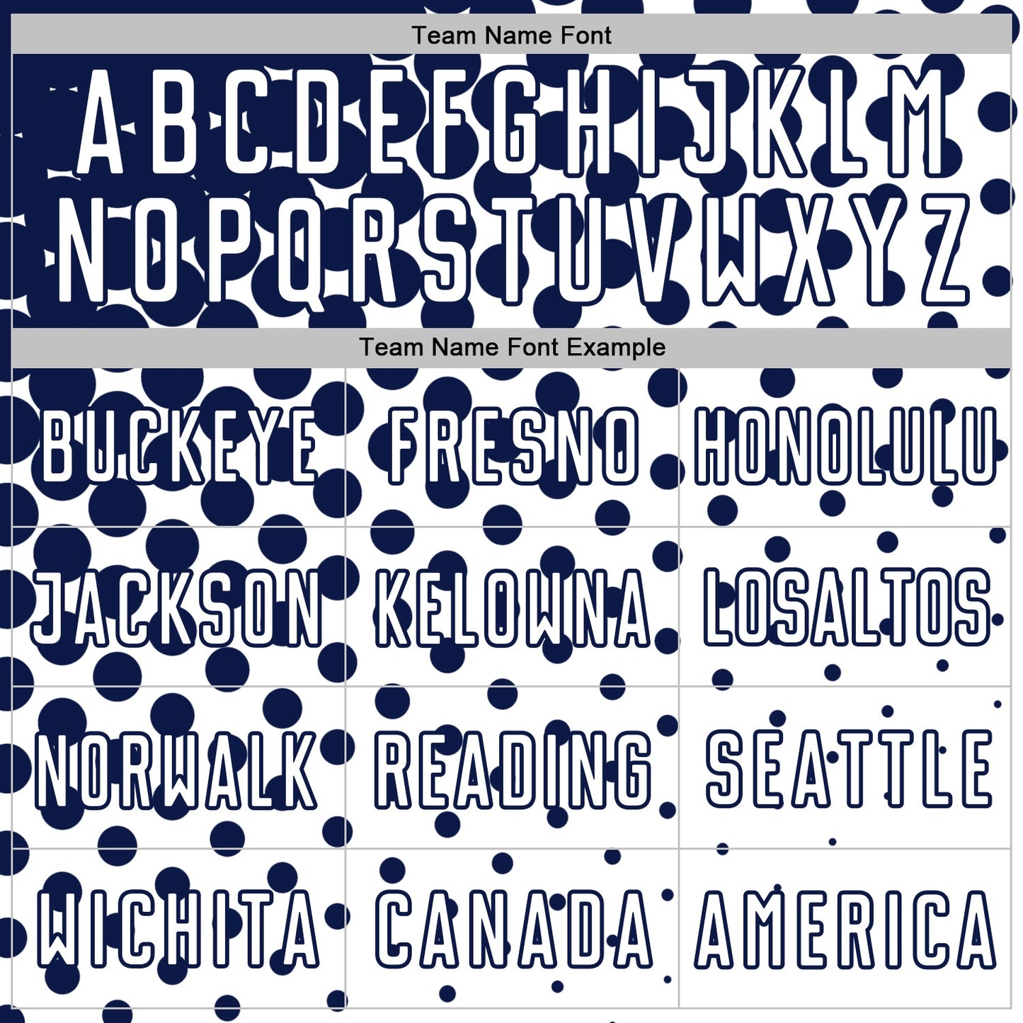 Custom White Navy Modern Polka Dot Sublimation Soccer Uniform Jersey