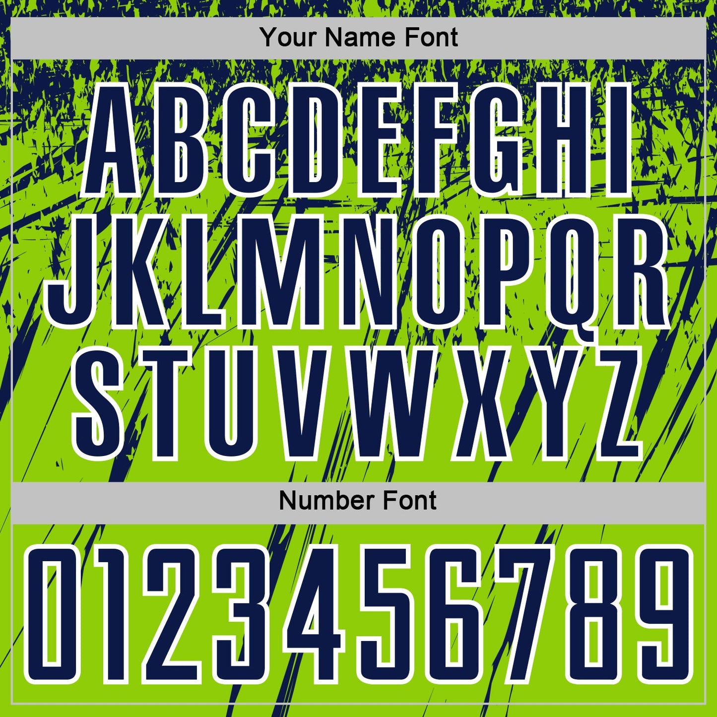 Custom Neon Green Navy-White Splash Sports Sublimation Soccer Uniform Jersey