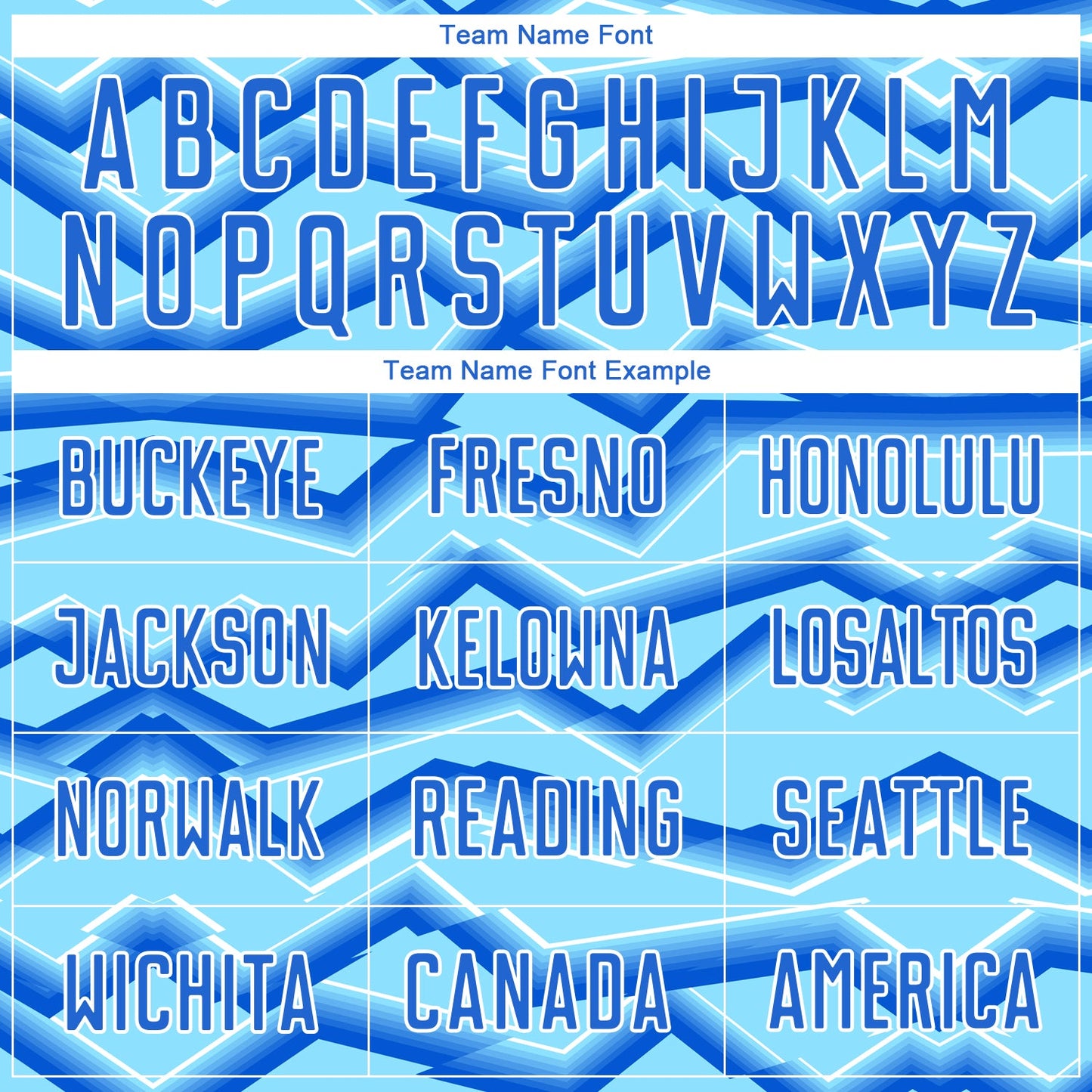 Custom Lakes Blue Powder Blue-White Lines Sports Sublimation Soccer Uniform Jersey