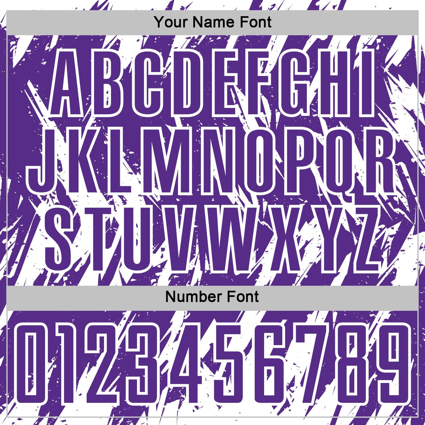 Custom Purple-White Splatter Torn Sharp Brush Stroke Sublimation Soccer Uniform Jersey