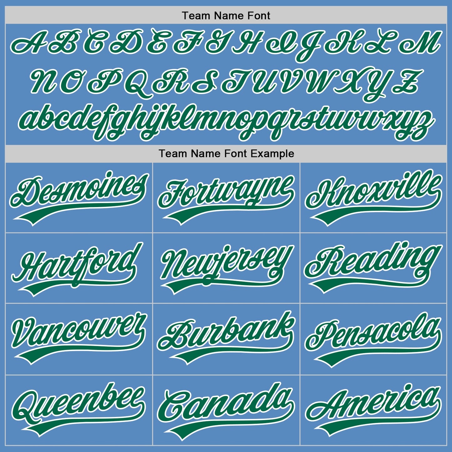 Custom Powder Blue Kelly Green-White Two-Button Unisex Softball Jersey