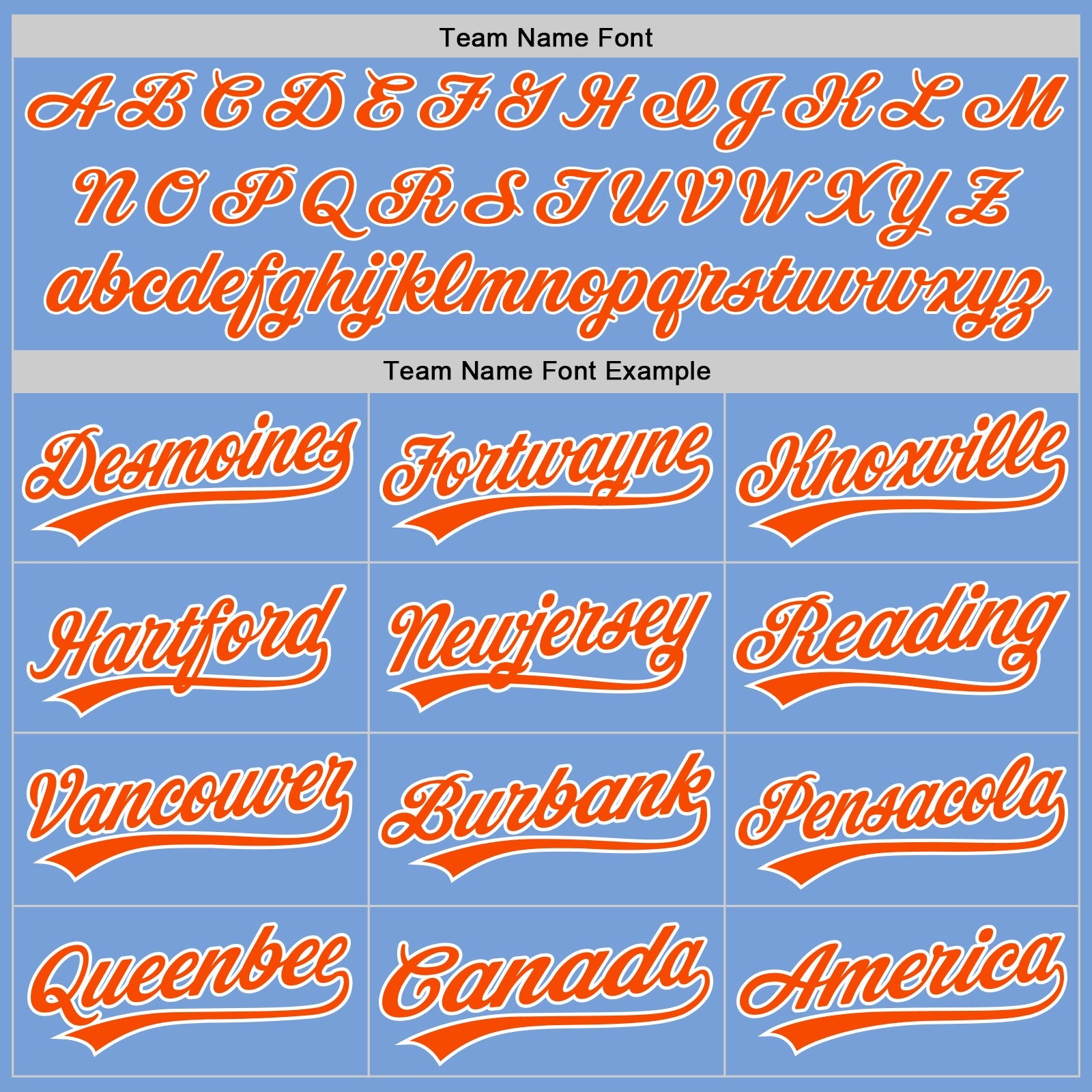 Custom Light Blue Orange-White Two-Button Unisex Softball Jersey