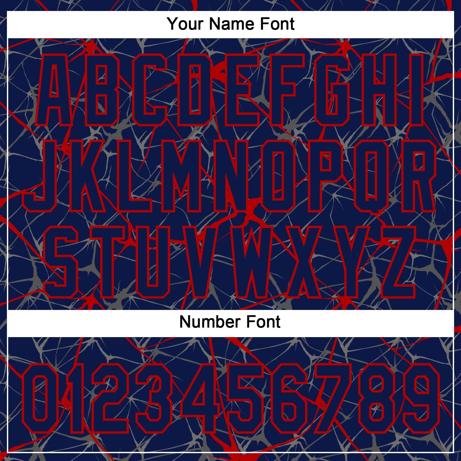 Custom Navy Red 3D Pattern Abstract Network Two-Button Unisex Softball Jersey