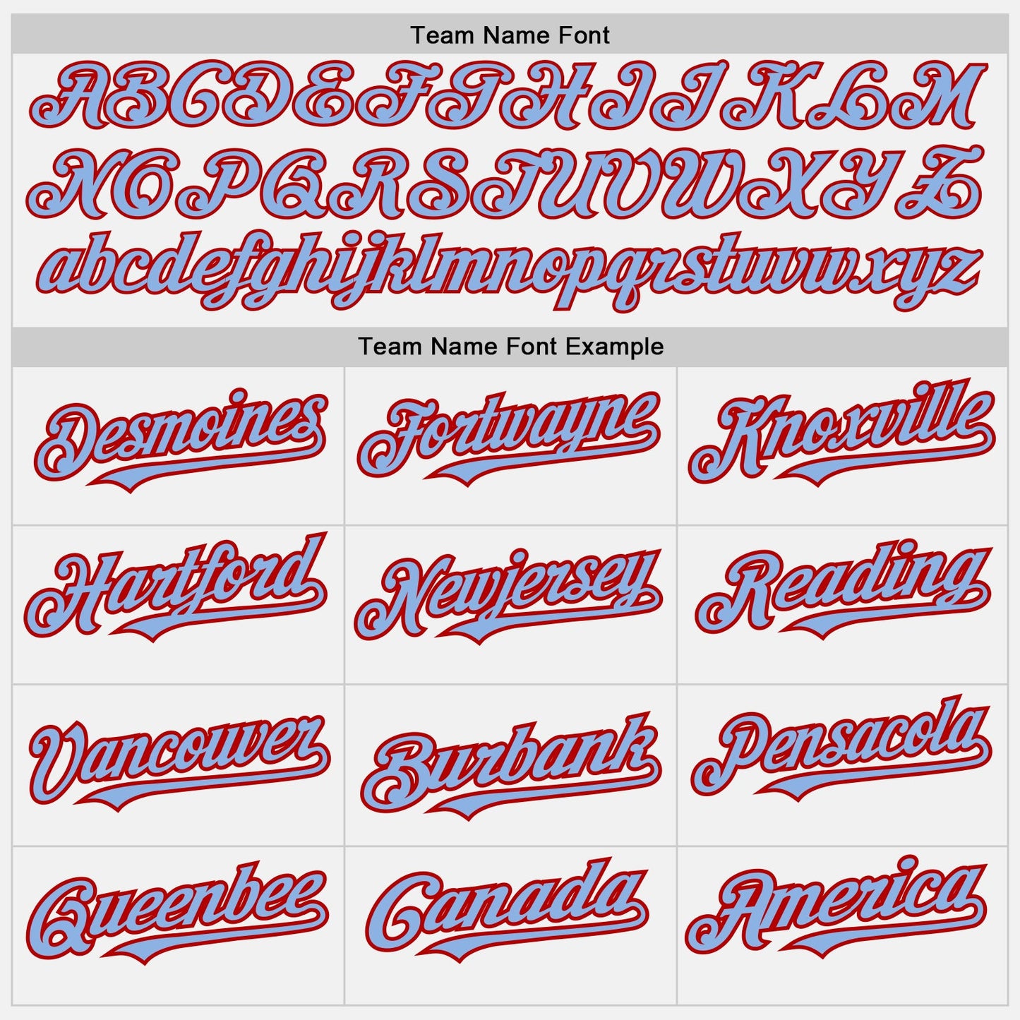 Custom White Red Pinstripe Light Blue Two-Button Unisex Softball Jersey