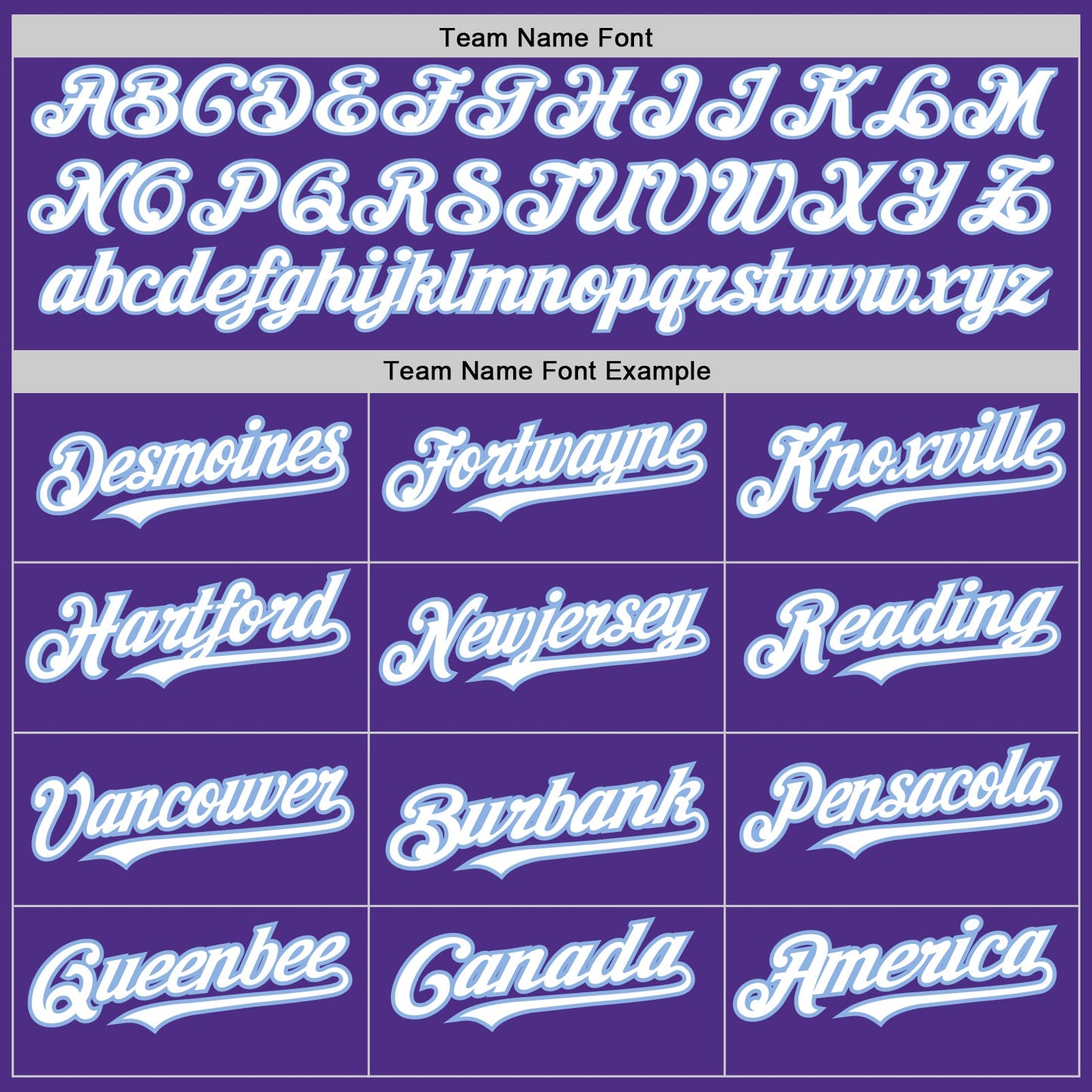 Custom Purple Light Blue Pinstripe White Two-Button Unisex Softball Jersey
