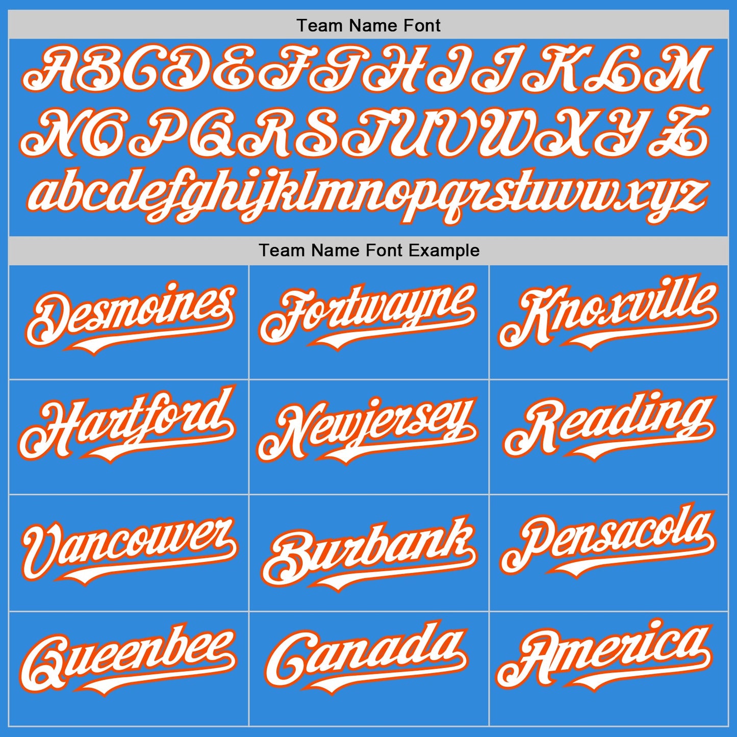 Custom Electric Blue Orange Pinstripe White Two-Button Unisex Softball Jersey