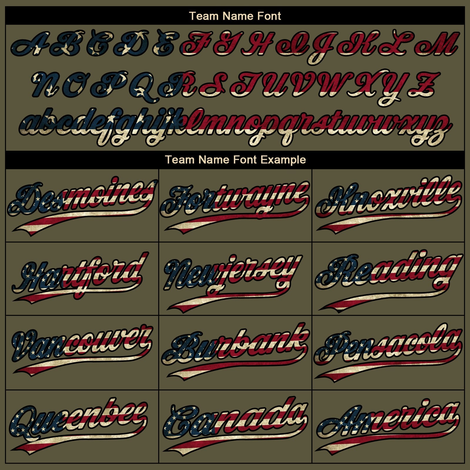 Custom Olive Cream Pinstripe Vintage USA Flag-Black Salute To Service Star Raglan Sleeves Two-Button Unisex Softball Jersey