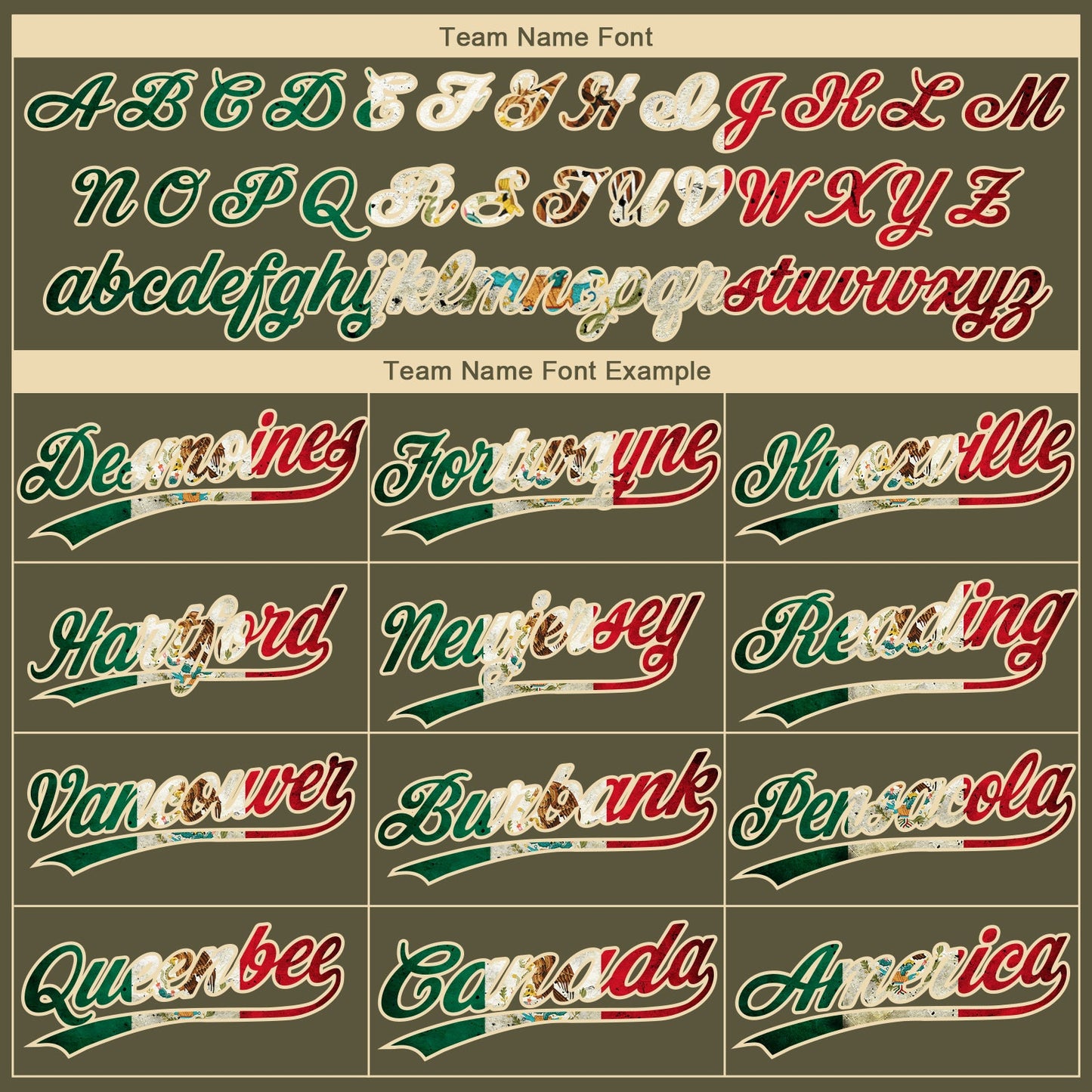 Custom Olive Vintage Mexican Flag-Cream Mexico Performance Salute To Service Two-Button Unisex Softball Jersey