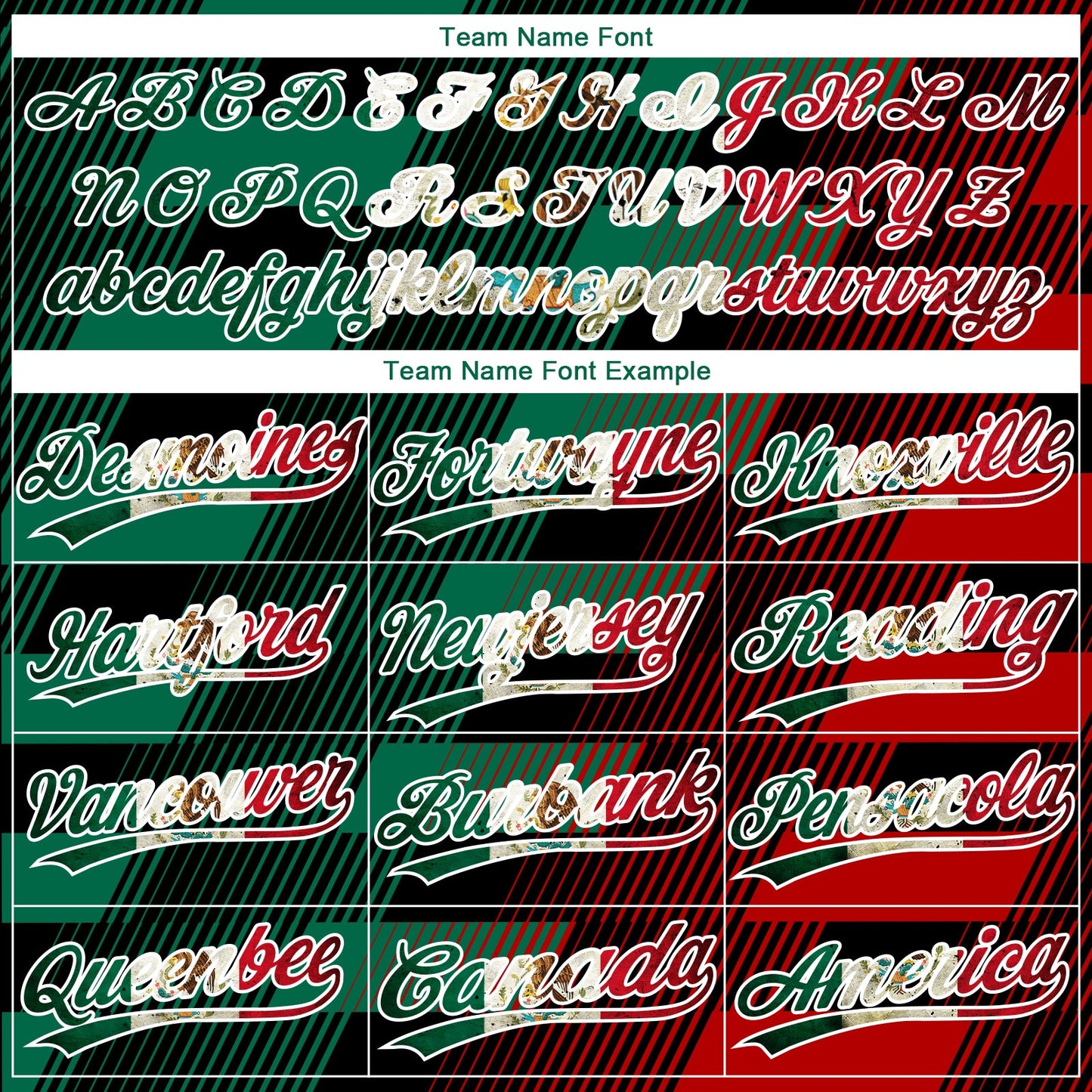 Custom Black Vintage Mexican Flag Kelly Green Red-White Mexico Two-Button Unisex Softball Jersey