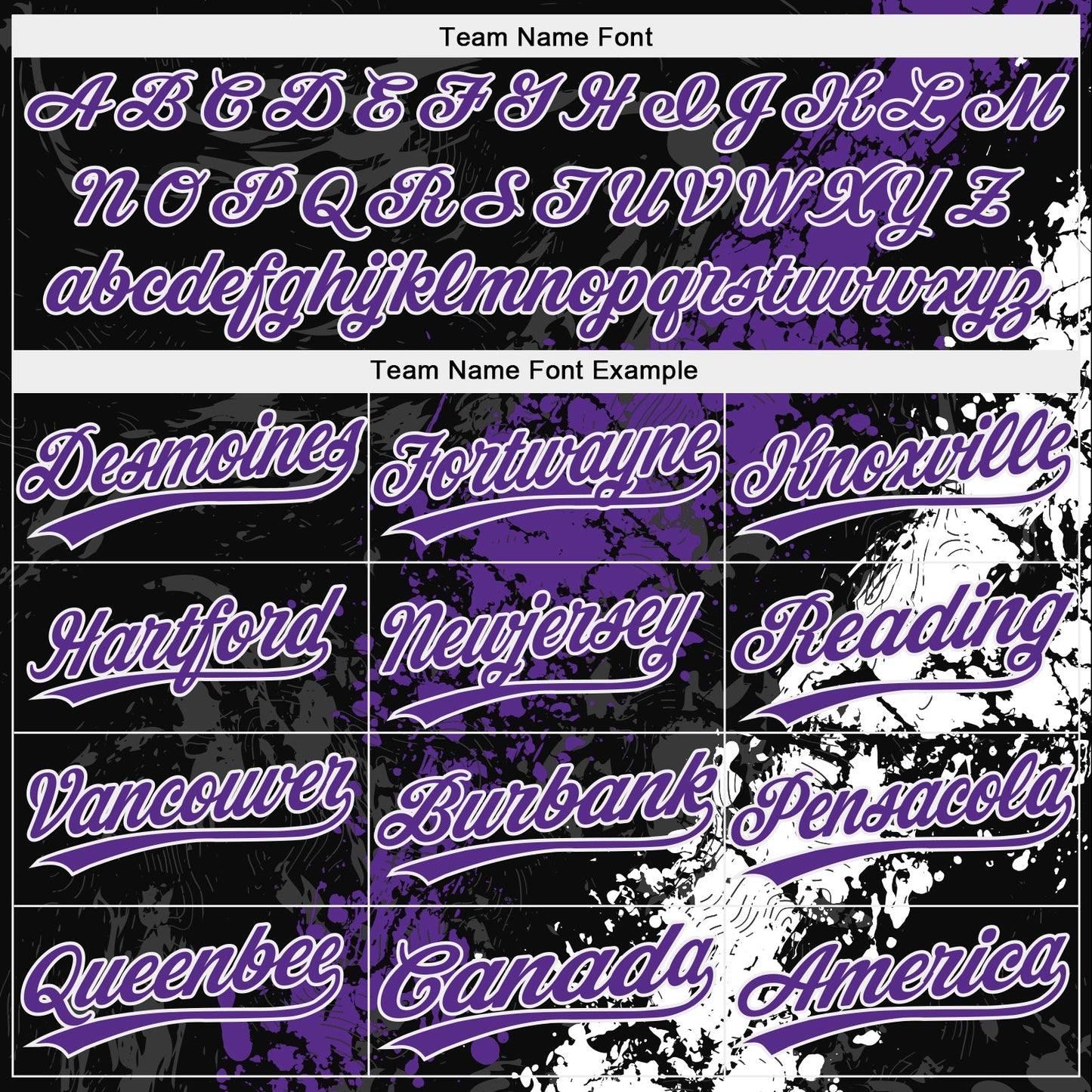 Custom Black Purple-White Dripping Splatter Cracked Texture Two-Button Unisex Softball Jersey