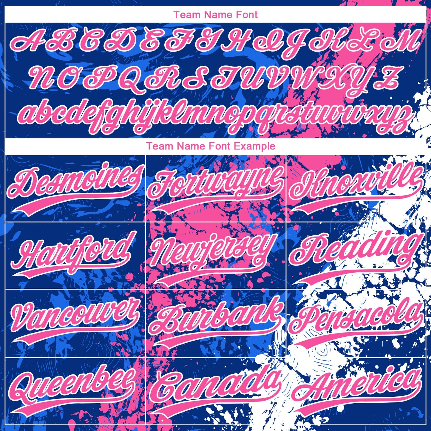Custom Royal Pink-White Dripping Splatter Cracked Texture Two-Button Unisex Softball Jersey