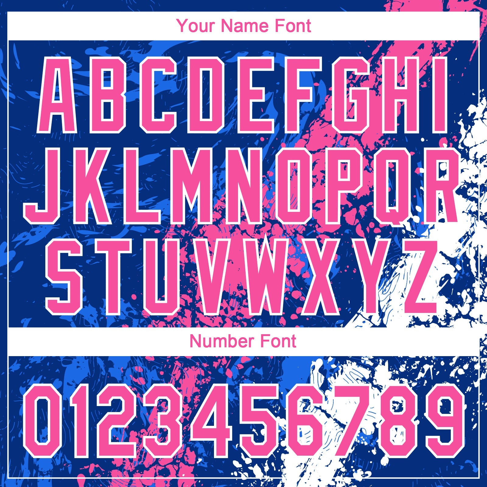 Custom Royal Pink-White Dripping Splatter Cracked Texture Two-Button Unisex Softball Jersey