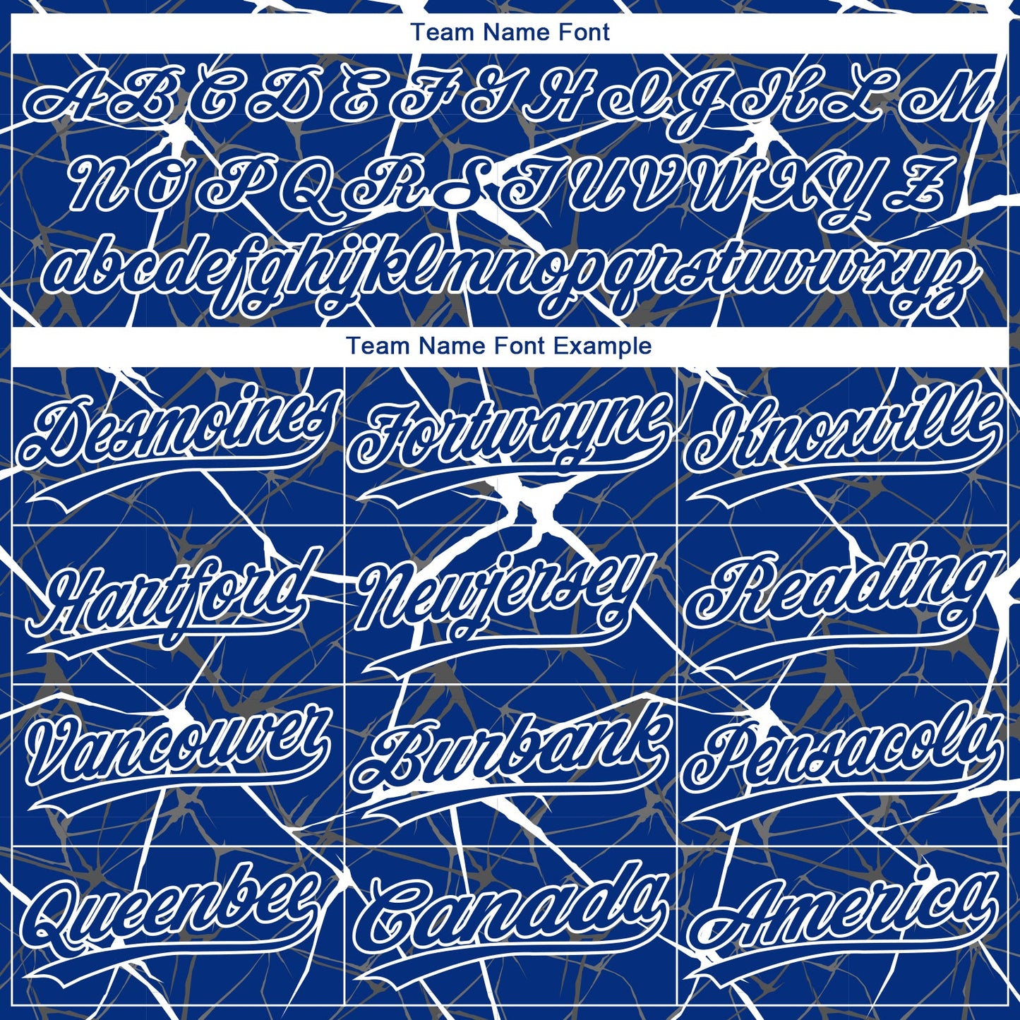 Custom Royal White  Abstract Network Two-Button Unisex Softball Jersey